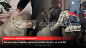Serdivan’da Uyuşturucu Operasyonu