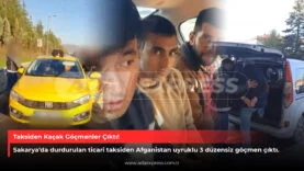 Taksiden Kaçak Göçmenler Çıktı!