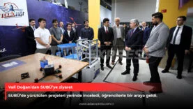 Vali Doğan’dan SUBÜ’ye ziyaret
