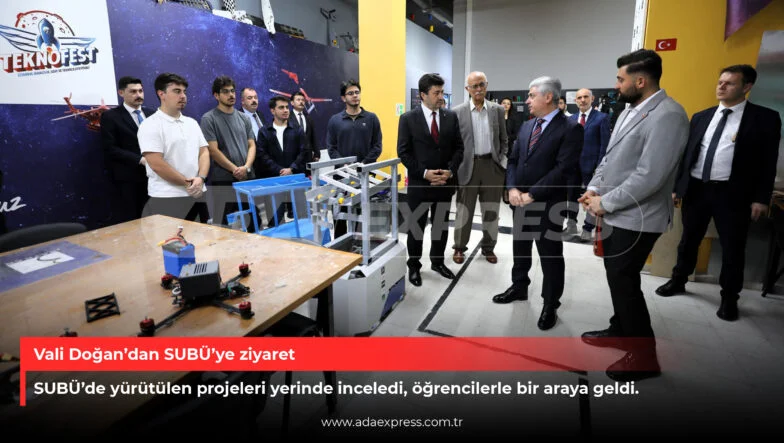 Vali Doğan’dan SUBÜ’ye ziyaret