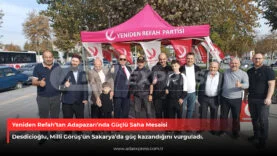 Yeniden Refah’tan Adapazarı’nda Güçlü Saha Mesaisi