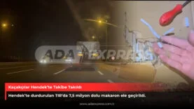 Kaçakçılar Hendek’te Takibe Takıldı