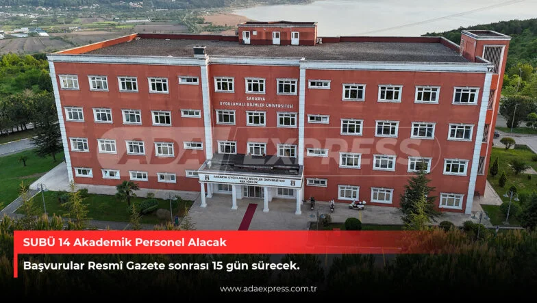 SUBÜ akademik personel alımı ilanı