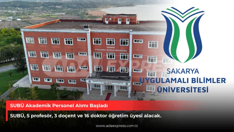 SUBÜ akademik personel alımı ilanı