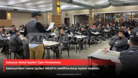 Sakarya metal işçileri zam protestosu