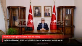 Vali Rahmi Doğan, 2026 yılı yeni yıl mesajını yayımlayarak vatandaşlara umut ve birlik dileğinde bulundu.
