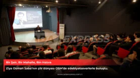 OSM’de düzenlenen Ziya Osman Saba şiir söyleşisi
