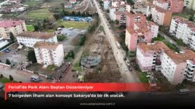 Ferizli Atatürk Parkı yenileme projesi çalışmaları