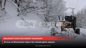Büyükşehir Karla Mücadelede Teyakkuzda