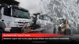 Sakarya Büyükşehir Belediyesi karla mücadele ekipleri kış hazırlıklarını tamamladı