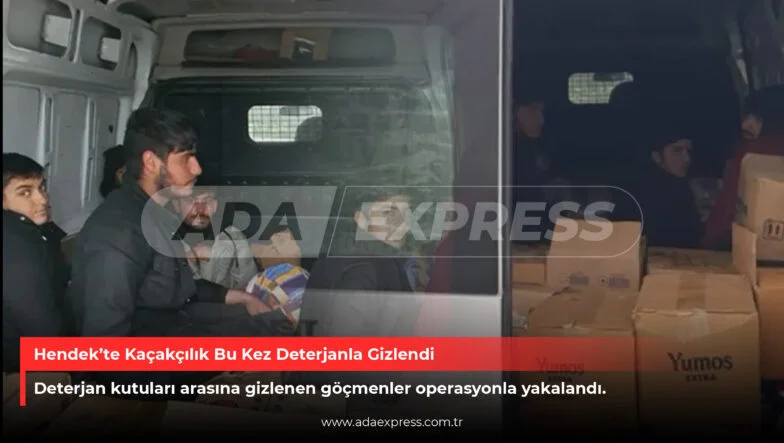 Hendek’te göçmen kaçakçılığı operasyonu