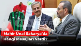 Mahir Ünal ve Yusuf Alemdar Sakarya Büyükşehir Belediyesi’nde