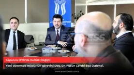 Sapanca MYO’da müdürlük görevini devralan Doç. Dr. Füsun Çelebi Boz