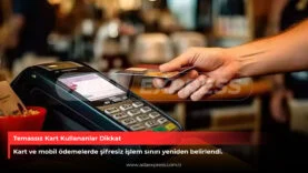 Temassız kart ile yapılan ödeme işlemi