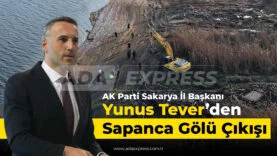 Sapanca Gölü kıyısında kaçak yapıların kaldırılmasına yönelik çalışmalar