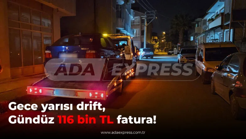 Sakarya Erenler’de drift yapan araçlara ceza