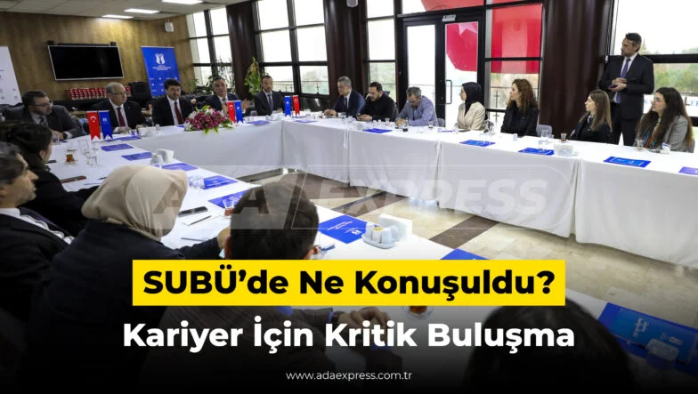 SUBÜ ev sahipliğinde düzenlenen Kariyer Merkezleri Konsorsiyumu toplantısı