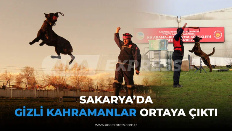 Sakarya K9 Arama Kurtarma Köpekleri Tatbikat