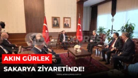 Adalet Bakanı Akın Gürlek Sakarya Valiliği’nde açıklama yaparken