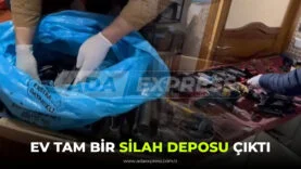 Hendek’te KOM Şube Müdürlüğü tarafından gerçekleştirilen silah ve uyu*turucu operasyonu.