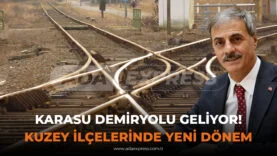 Karasu Demiryolu Projesi hakkında açıklama yapan Sakarya Büyükşehir Belediye Başkanı Yusuf Alemdar