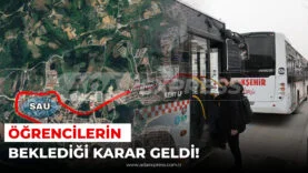 Sakarya 26 numaralı Gar Meydanı Kampüs hattı otobüsü