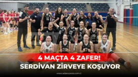 Serdivan voleybol takımı Marmara Şampiyonası’nda galibiyet sevinci