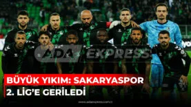 Sakaryaspor Erokspor maçında tribünler ve saha görüntüsü, kritik karşılaşma anı