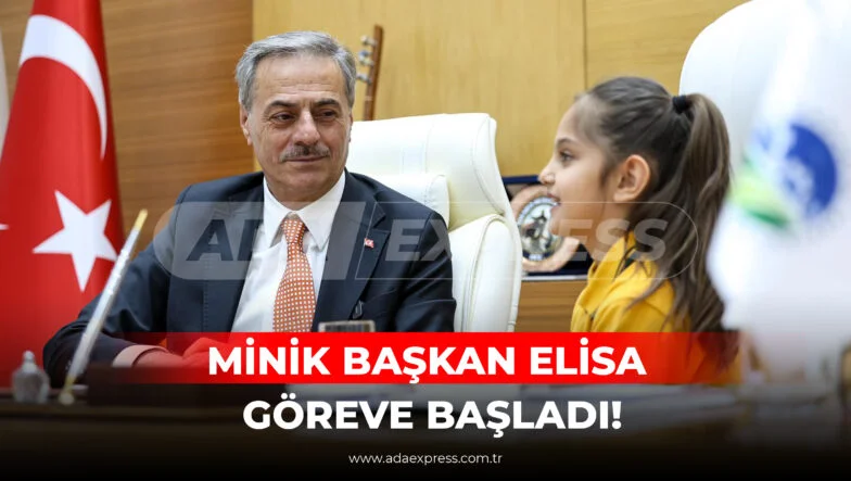 Sakarya 23 Nisan çocuk başkan Elisa Çapanoğlu