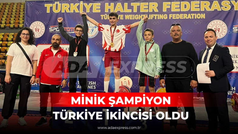 Serdivanlı halterci Muhammed Asım Ay Türkiye ikincisi oldu