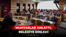 Serdivan’da muhtarlar ile yapılan istişare toplantısı