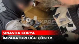 Sakarya’da e-sınav kopya operasyonunda ele geçirilen kamera ve kulaklık düzenekleri