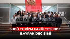 SUBÜ Turizm Fakültesi dekan değişimi töreni ve Serkan Şengül