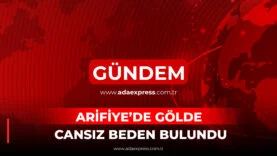 Sakarya Arifiye Gölya Tabiat Parkı’nda göl kenarında güvenlik şeridi ve ekiplerin çalışması