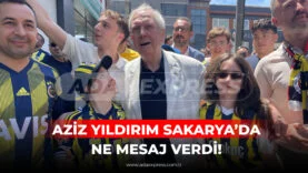 Aziz Yıldırım Sakarya’da taraftarlarla buluşurken Serdivan’daki yoğun karşılama