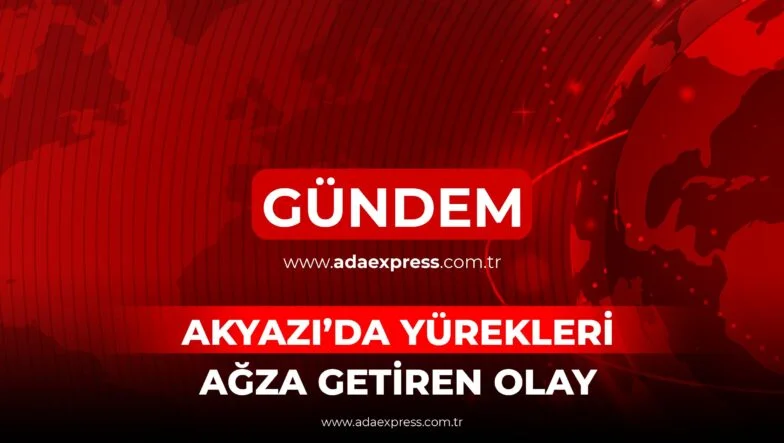 Akyazı’da balkondan düşen 2 yaşındaki çocuğun olay yerine gelen sağlık ekipleri tarafından hastaneye kaldırılması