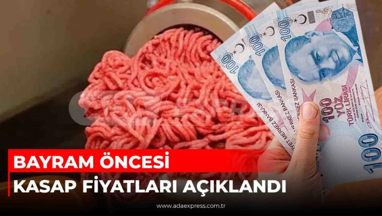 Kasapta kurban eti parçalama ve kıyma çekim işlemi yapılan çalışma alanı