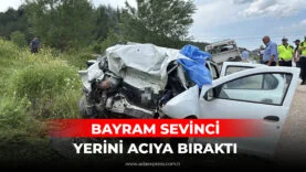 Kastamonu yolunda meydana gelen trafik kazasında Sakaryalı ailenin bulunduğu araç ve olay yeri