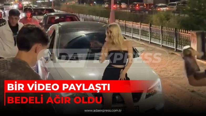 Serdivan’da trafiği engelleyen görüntüler sonrası polis ekipleri tarafından işlem uygulandı