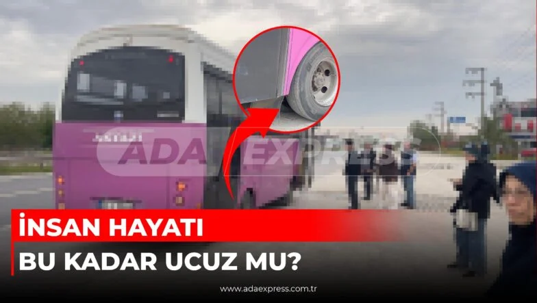 Sakarya’da Akyazı hattında lastiği patlayan özel halk otobüsü ve mağdur olan yolcular