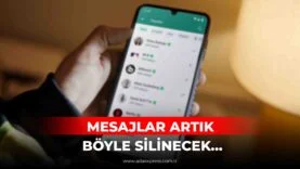 WhatsApp yeni süreli mesaj silme özelliği arayüzü