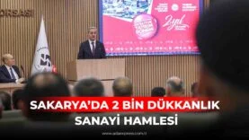 Yusuf Alemdar’ın Sakarya Ticaret Borsası toplantısında sanayi dönüşüm sürecini anlattığı an