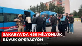 Sakarya jandarma dolandırıcılık operasyonu