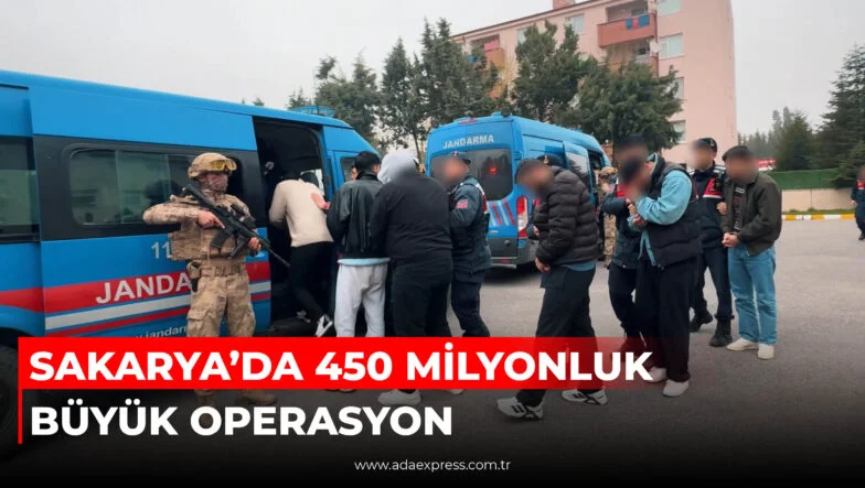 Sakarya jandarma dolandırıcılık operasyonu