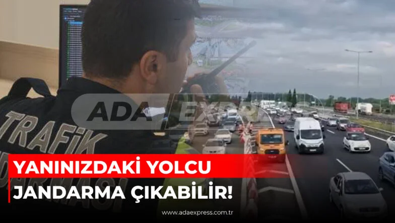 Sakarya’da bayram tatili kapsamında otoyolda trafik denetimi yapan jandarma ekipleri