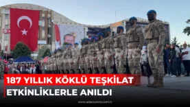 187 YILLIK KÖKLÜ TEŞKİLAT ETKİNLİKLERLE ANILDI