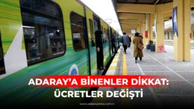 ADARAY treni ve Sakarya’da başlayan gittiğin kadar öde uygulamasını anlatan ulaşım görseli