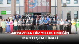 AKYAZI’DA BİR YILLIK EMEĞİN MUHTEŞEM FİNALİ