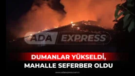 DUMANLAR YÜKSELDİ, MAHALLE SEFERBER OLDU