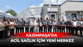 Serdivan Kazımpaşa Mahallesi’nde açılan Abdulhamit-Fatma Haldızoğlu Acil Sağlık Hizmetleri İstasyonu açılış töreni